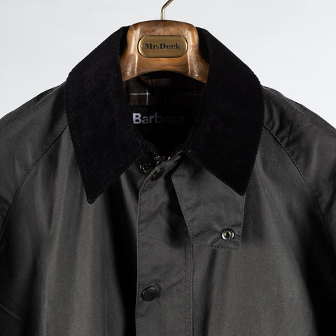 Barbour Grey Ashby Waxed Jacket 7
