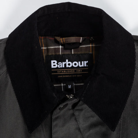 Barbour Grey Ashby Waxed Jacket 2