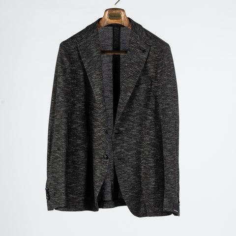Tagliatore Mottled Charcoal Stretch Blazer 1