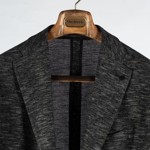 Tagliatore Mottled Charcoal Stretch Blazer 7