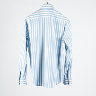 Xacus Blue & White Striped OverShirt 5