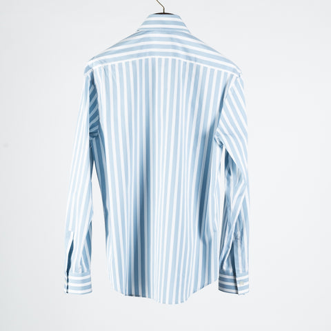 Xacus Blue & White Striped OverShirt 5