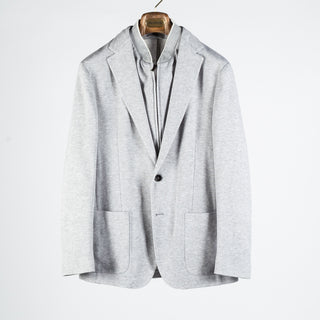 Fradi Textured Heather Grey Blazer w/ Bib 1