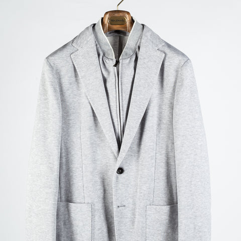 Fradi Textured Heather Grey Blazer w/ Bib 6