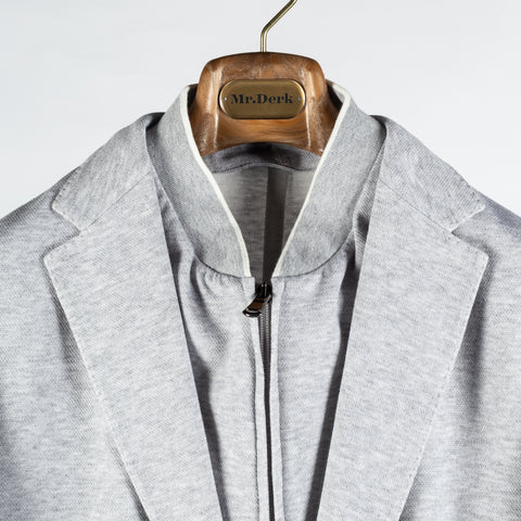 Fradi Textured Heather Grey Blazer w/ Bib 7