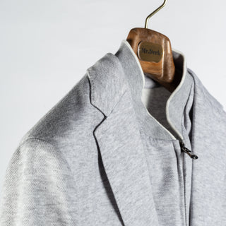 Fradi Textured Heather Grey Blazer w/ Bib 3