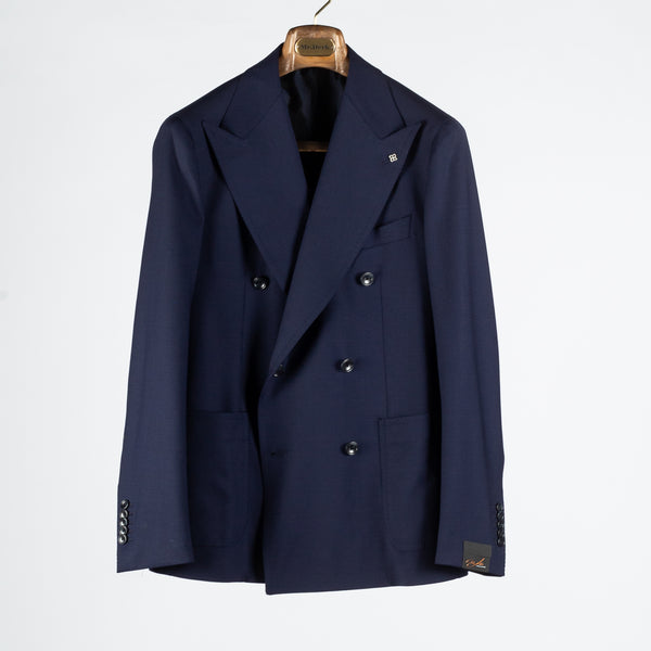 Navy Double Breasted Suit