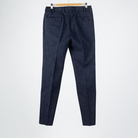 Latorre Textured Navy Leisure Suit - Cotton, Polyester, Stretch, Made In Italy - View 12