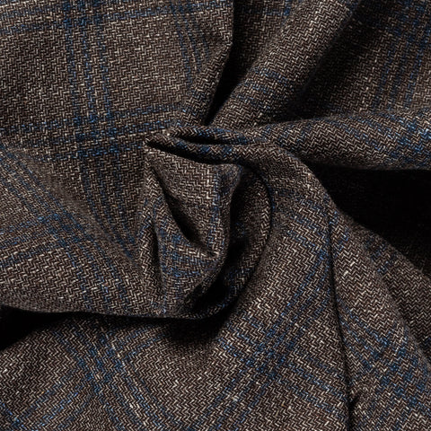 Latorre Brown & Blue Check Summer Blazer 2