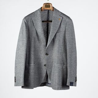 Latorre Light Grey Linen-Cotton Blazer 1