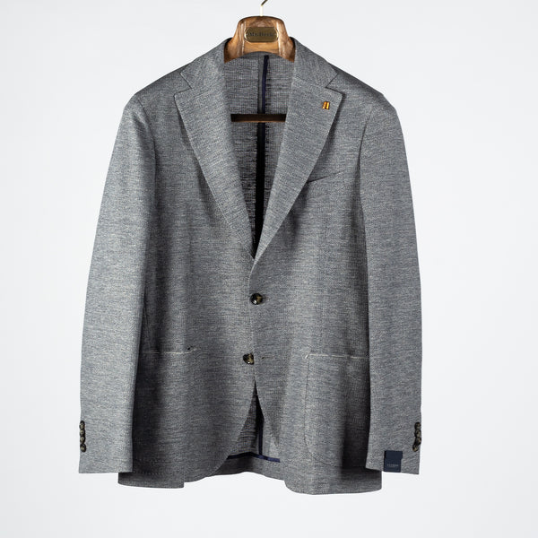 Light Grey Linen-Cotton Blazer