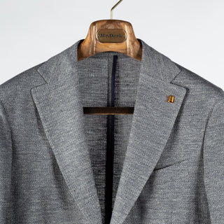 Latorre Light Grey Linen-Cotton Blazer 7