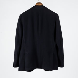 Empire Navy Waffle Texture Blazer - Wool, Stretch, Made In Canada - View 5