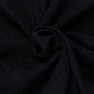 Empire Navy Waffle Texture Blazer - Wool, Stretch, Made In Canada - Alternate View