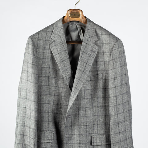 Empire Grey & Navy Windowpane Blazer 6