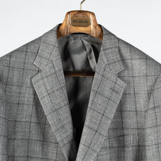 Empire Grey & Navy Windowpane Blazer 7