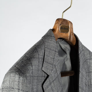 Empire Grey & Navy Windowpane Blazer 3