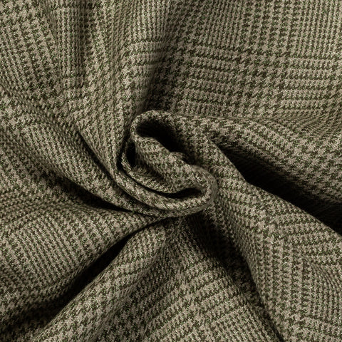 Empire Green Glen Check Wool-Linen Blazer 2