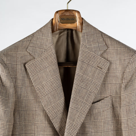 J Mueser Sand Glen Check Blazer 7