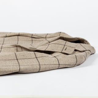 J Mueser Tan Windowpane Blazer 8