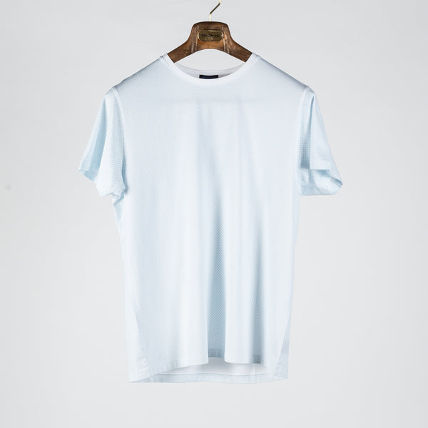 Sky Blue SS25 Printed Crew T-Shirt
