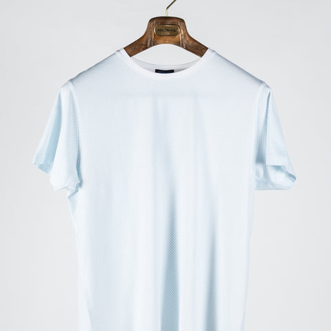 PYA Sky Blue SS25 Printed Crew T-Shirt 5