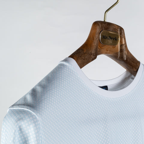 PYA Sky Blue SS25 Printed Crew T-Shirt 3