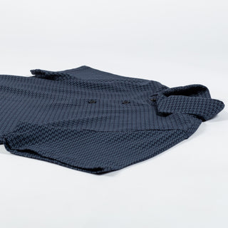 PYA Navy SS25 Printed Stretch Polo 7