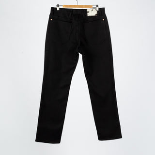 Wythe Black Bedford Cord Five Pocket Pants 5