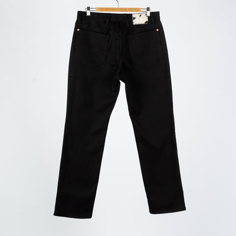 Wythe Black Bedford Cord Five Pocket Pants 5