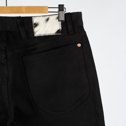 Wythe Black Bedford Cord Five Pocket Pants 8