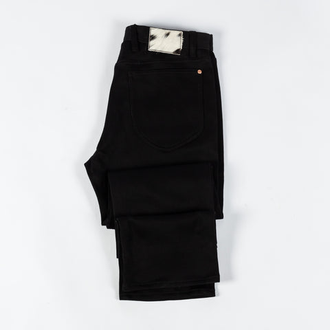 Wythe Black Bedford Cord Five Pocket Pants 9