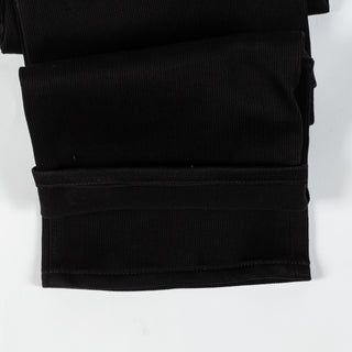 Wythe Black Bedford Cord Five Pocket Pants 2