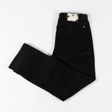 Wythe Black Bedford Cord Five Pocket Pants 10