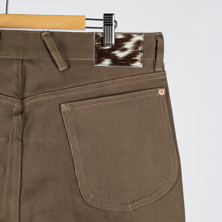 Wythe Faded Olive Bedford Cord Five Pocket Pants 7