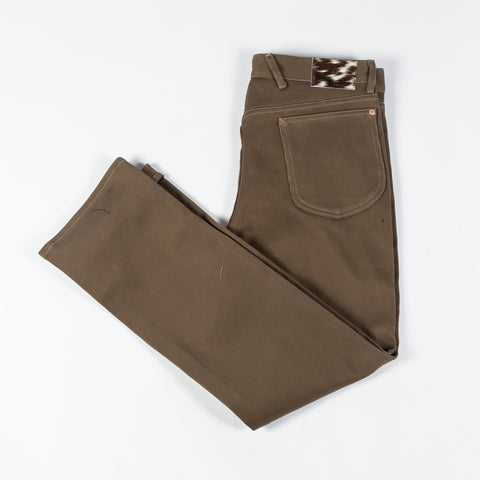 Wythe Faded Olive Bedford Cord Five Pocket Pants 9