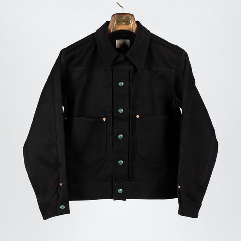 Wythe Black Bedford Cord Ranch Jacket 1