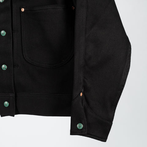 Wythe Black Bedford Cord Ranch Jacket 4