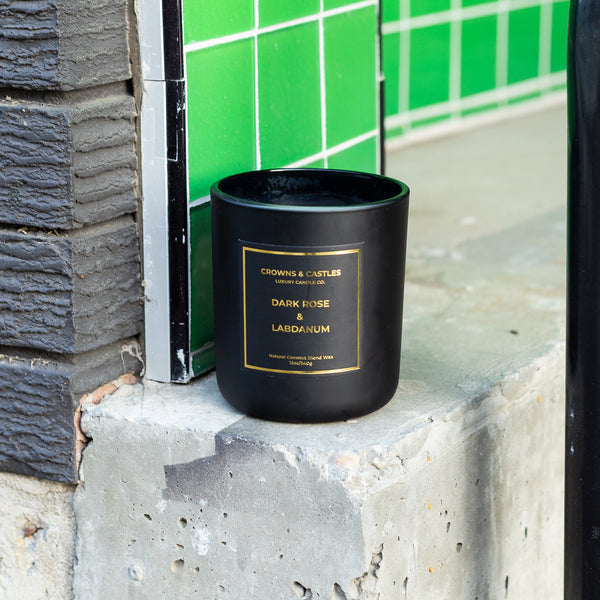 Dark Rose & Labdanum 12oz Candle