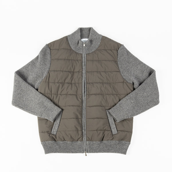 Charcoal Wool Jacket w/ Eco-Padding