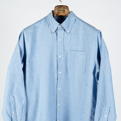 Wythe Vintage Blue Oxford Cloth Button Down Shirt 6