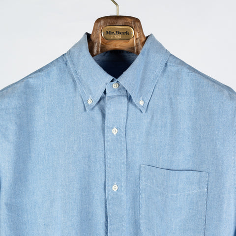Wythe Vintage Blue Oxford Cloth Button Down Shirt 7