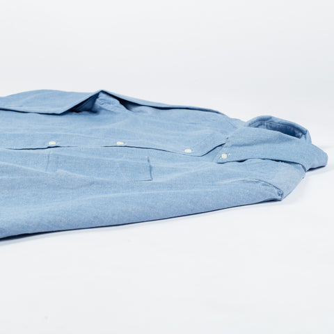 Wythe Vintage Blue Oxford Cloth Button Down Shirt 8