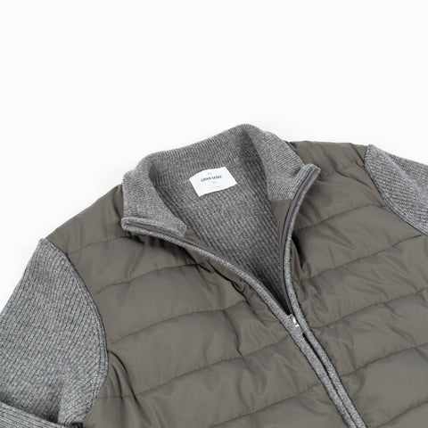 Gran Sasso Charcoal Wool Jacket w/ Eco-Padding 3