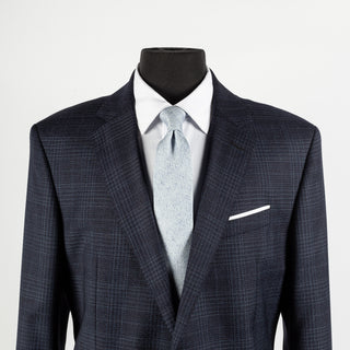 Joop Navy Herby-Blayr Checked Suit 4