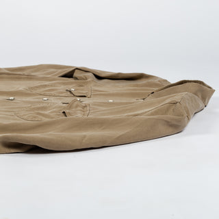 Wythe Camp Khaki Tencel Gabardine Pearlsnap Shirt 8