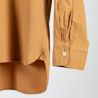 Wythe Apricot Aertex Half-Zip Shirt 4