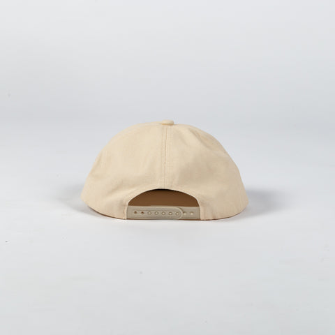 Wythe Cream Chainstitched Canvas Ranch Hat - Red, Cotton, Canvas - Alternate View