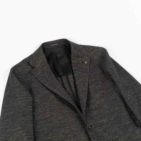 Tagliatore Textured Charcoal Summer Blazer 2