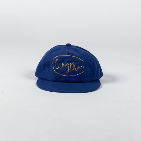 Wythe Blue Chainstitched Canvas Ranch Hat 1